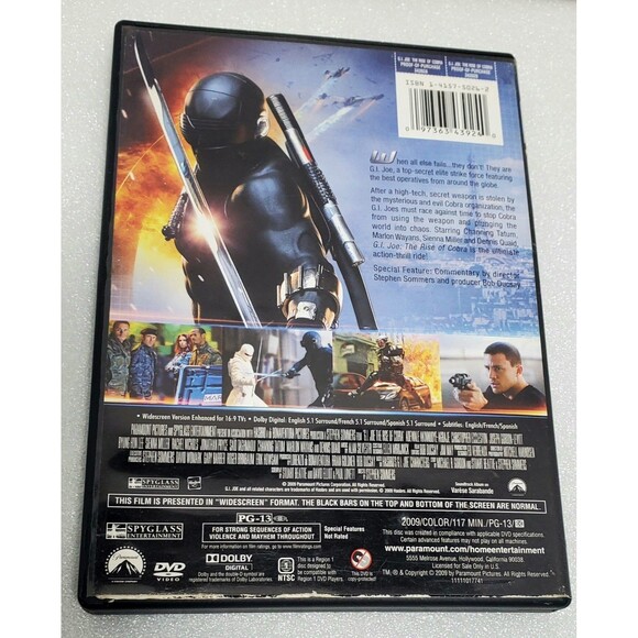 Transformers & GI Joe 4-Movie DVD Blu-ray Lot - Plays, Some Scratches - Picture 6 of 12